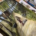 Image client Peinture aquarelle W&N Cotman Demi-tasse - 599 Vert s�ve