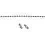 Chane boule - plaqu argent - 3 m