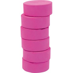 Rondelles de couleur 44 mm - rose - 6 pcs Rondelles de couleur 44 mm - rose - 6 pcs