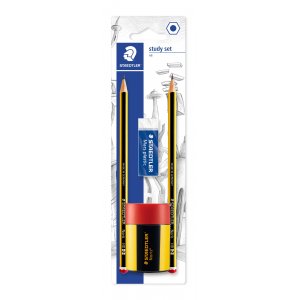 Noris Pluggset avec crayons, taille-crayon et gomme Noris Pluggset avec crayons, taille-crayon et gomme