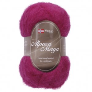 Fil Viking Alpaga Maya 50g - Rose (762) Fil Viking Alpaga Maya 50g - Rose (762)