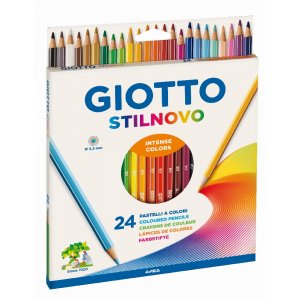 Crayons de couleur Giotto Stilnovo - paquet de 24 Crayons de couleur Giotto Stilnovo - paquet de 24