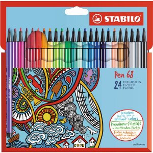 Stylos à fibres Pen 68 - paquet de 24 Stylos à fibres Pen 68 - paquet de 24