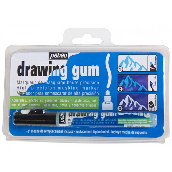 Mdium aquarelle - Pbo - Crayon avec liquide masquant 4mm