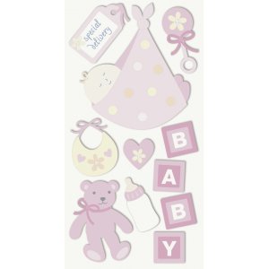 Mélange d'autocollants - Bébé 2 - rose Mélange d'autocollants - Bébé 2 - rose