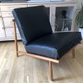 Image client Simili cuir nappa Noir - 140 cm