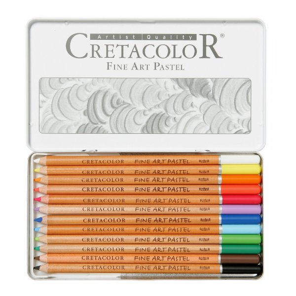 Pinceau pastel Cretacolor F/A - 12 stylos