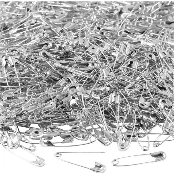 pingles de sret - argent - 500 pcs
