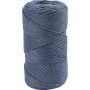 Fil macram - bleu - 2 mm - 198 m
