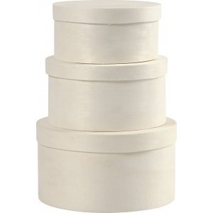 Boîte à chips ronde - 3 pcs Boîte à chips ronde - 3 pcs