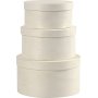 Boîte à chips ronde - 3 pcs