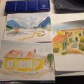 Image client Peinture aquarelle W&N Cotman - Bleu frêne 12 couleurs