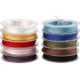 Cordon polyester - couleurs mlanges - 10 x 50 m