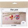 Mini Kit DIY Pompon, color, Oeuf