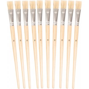 Brosse à poils no. 20 à 10 pièces Brosse à poils no. 20 à 10 pièces