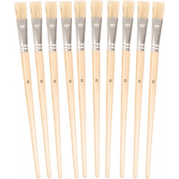 Brosse  poils no. 20  10 pices