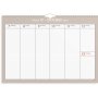 Calendrier mural 24/25 - Plan hebdomadaire