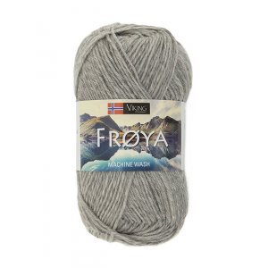 Fil Viking Fröya 50g - Gris clair (203) Fil Viking Fröya 50g - Gris clair (203)