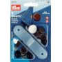 Boutons de jeans en laiton cuivre antique Lagerkrans 17 mm 8 pcs