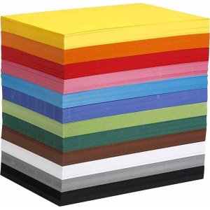 Carton créatif - couleurs mélangées - A4 - 1200 pcs Carton créatif - couleurs mélangées - A4 - 1200 pcs