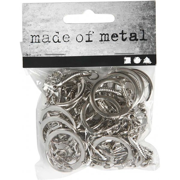 Porte-cls avec chane - 25 pcs