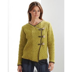 Patron tricot - Cardigan cache-c?ur tricoté avec motif texturé Patron tricot - Cardigan cache-c?ur tricoté avec motif texturé