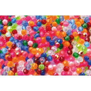 Cristaux de perles en plastique Cristaux de perles en plastique