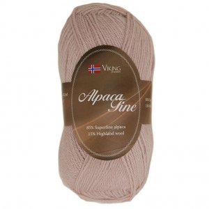 Fil Viking Alpaca Fine 50g - Beige rose (652) Fil Viking Alpaca Fine 50g - Beige rose (652)