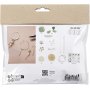 Mini Kit DIY Bijoux, bracelets et boucles d'oreilles en mélange d'aventurine