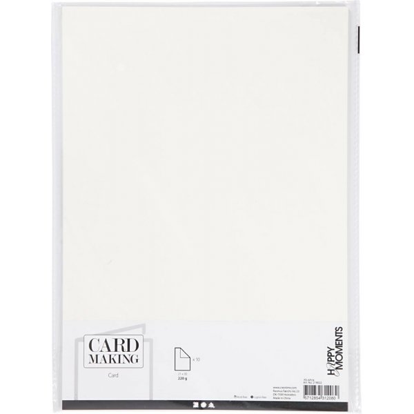 Carton - blanc cassé - A4 - 10 pcs Carton - blanc cassé - A4 - 10 pcs