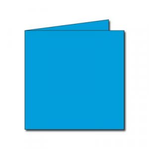 Carte double Pollen 135x135 - Paquet de 25 - Bleu intense Carte double Pollen 135x135 - Paquet de 25 - Bleu intense