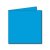 Carte double Pollen 135x135 - Paquet de 25 - Bleu intense Carte double Pollen 135x135 - Paquet de 25 - Bleu intense