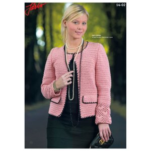 Patron tricot - Veste inspirée de Chanel au crochet Patron tricot - Veste inspirée de Chanel au crochet