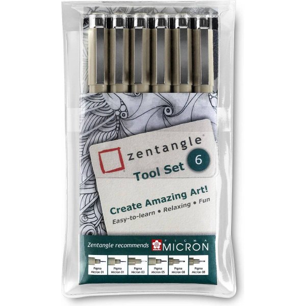 Outil Zentangle - 6 parties