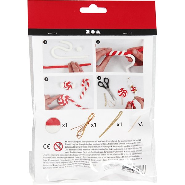 Mini Kit DIY - Boules de Nol en guise de cintres