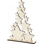 Sapin de Nol d'toiles - 21,5 x 29,8 cm