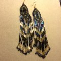 Image client Perles en tige 6,8 x 2,2 mm - mélange bleu 13 g couleur arc-en-ciel