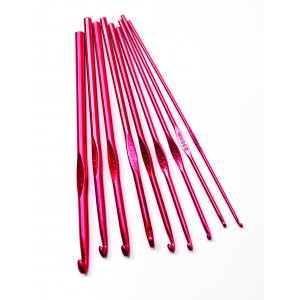 Crochet "Rouge" - 15cm - Aluminium Crochet "Rouge" - 15cm - Aluminium