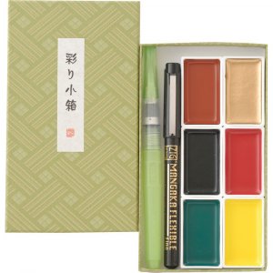 Ensemble manga Irodori Kobako Vert Ensemble manga Irodori Kobako Vert