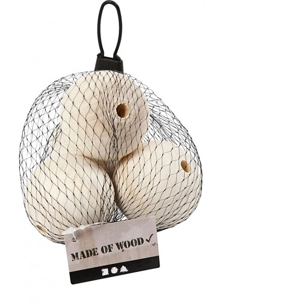 Perles en bois - Ø50 mm - 4 pcs Perles en bois - Ø50 mm - 4 pcs