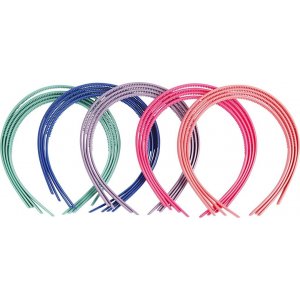 Diadème - 8 mm - couleurs mélangées - 20 pcs Diadème - 8 mm - couleurs mélangées - 20 pcs