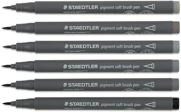 Staedtler Stylo pinceau doux  pigments