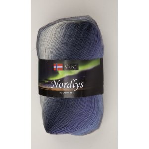 Fil Viking Nordlys 100g - Nature/gris/bleu (967) Fil Viking Nordlys 100g - Nature/gris/bleu (967)