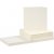 Cartes et enveloppes - blanc cassé 16 x 16 cm - 50 sets Cartes et enveloppes - blanc cassé 16 x 16 cm - 50 sets