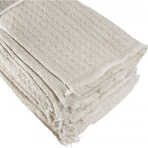 Chiffons en tissu cru - 45 x 50 cm - 25 pcs