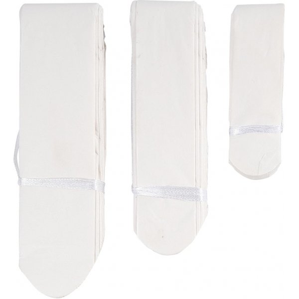 Pompons en papier - blanc - 3 pcs Pompons en papier - blanc - 3 pcs