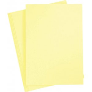 Carton coloré - jaune clair - A4 - 180 g - 20 feuilles Carton coloré - jaune clair - A4 - 180 g - 20 feuilles