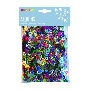 Paillettes 50 g lettres Paillettes 50 g lettres