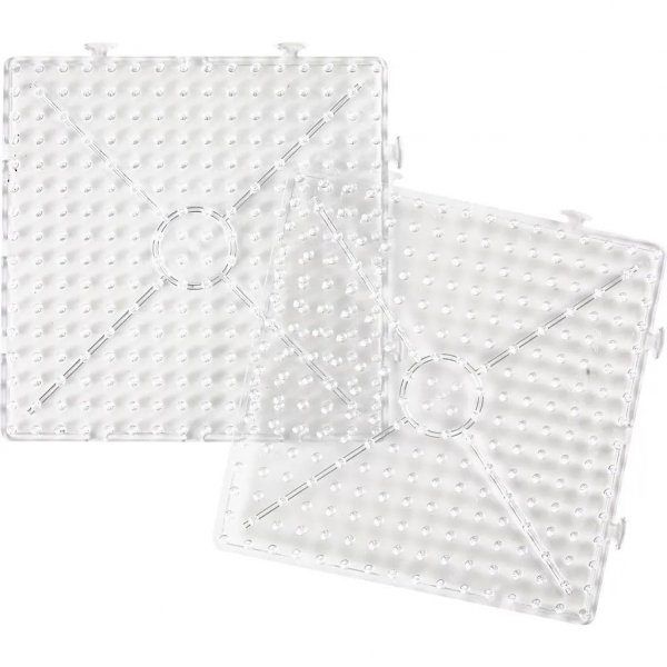 Carreaux Pearl - Transparent - Carr, assemblable - 15x15 cm - 1 pce