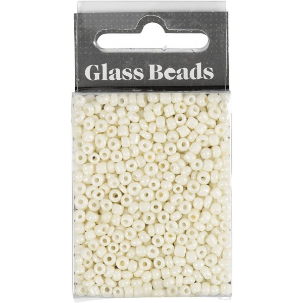 Perles de rocaille - nacre - 25 g